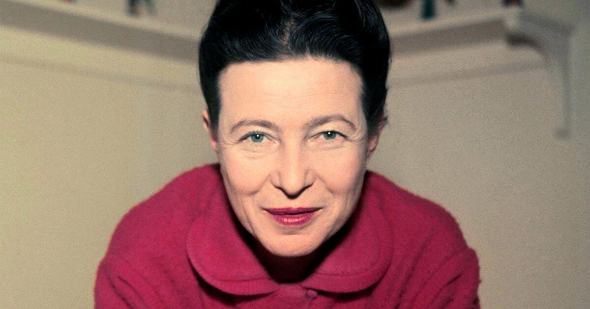 Portrait de Simone de Beauvoir